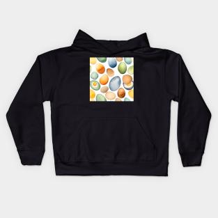 National Egg Month January - Watercolors Kids Hoodie